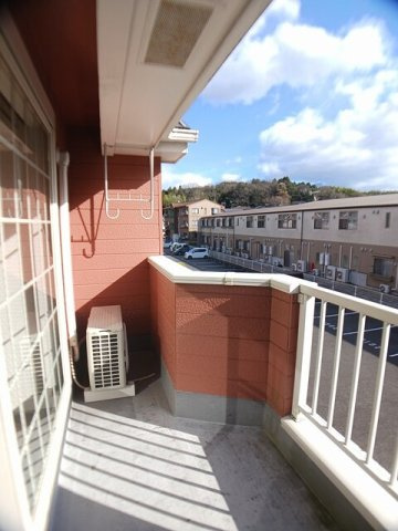 エスポワールＤのバルコニー