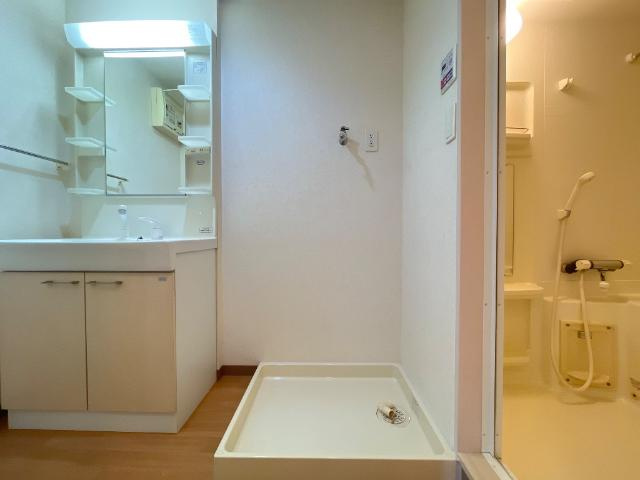 メゾン花水木の洗面所|洗髪洗面化粧台