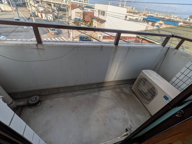 ラメール明石のバルコニー