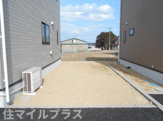 【庭】 | 泉崎村北平山新築一戸建て2棟 | お庭の付いた物件です