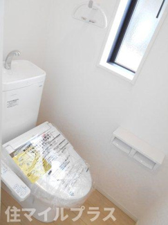 【トイレ】 | 泉崎村北平山新築一戸建て2棟 | 落ち着いたトイレです
