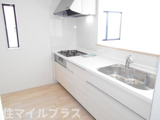 【キッチン】 | 泉崎村北平山新築一戸建て2棟 | お料理しやすいキッチンです