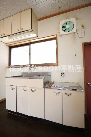 横尾アパートのキッチン|使いやすいキッチンです