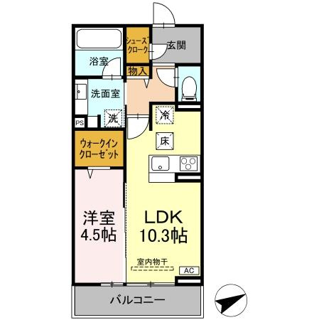 Ce il Sole（チェ イル ソーレ）の間取り