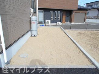 【庭】 | 泉崎村北平山新築一戸建て2棟 | お庭の付いた物件です