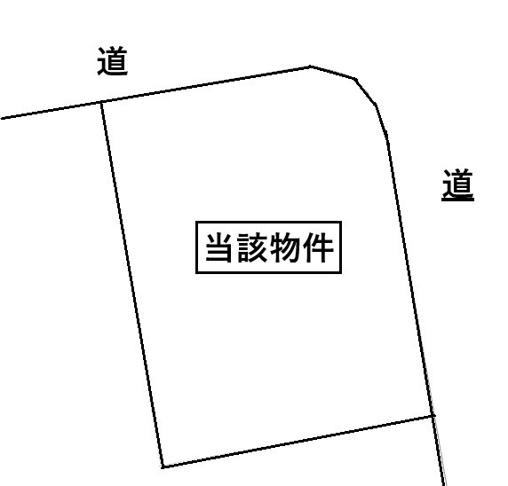 城山2丁目　売地の区画図