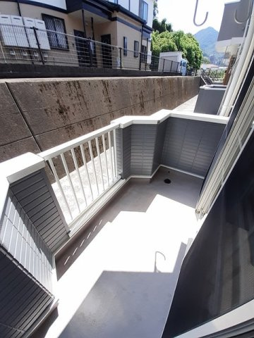 イーストヒルズ２のバルコニー|広々としたバルコニーです