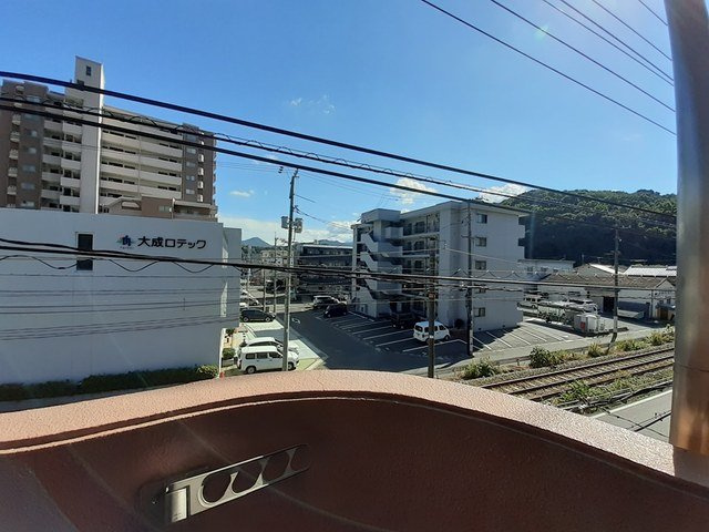 セゾン升本のバルコニー|バルコニー付きです