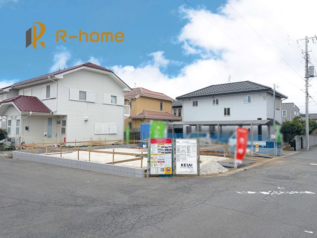 牛久市田宮町28期　新築戸建て　1号棟の外観|ご予約を頂ければ、『平日』はもちろん『早朝』や『夜間』もご見学可能です♪お気軽にお申し付けください♪
