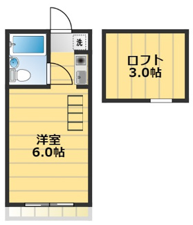 【間取り】 | コーポ有木