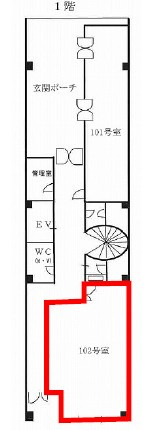 芦池第二ビルの区画図