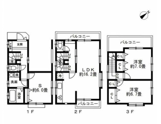 【間取り】 | 磯子区滝頭2丁目戸建