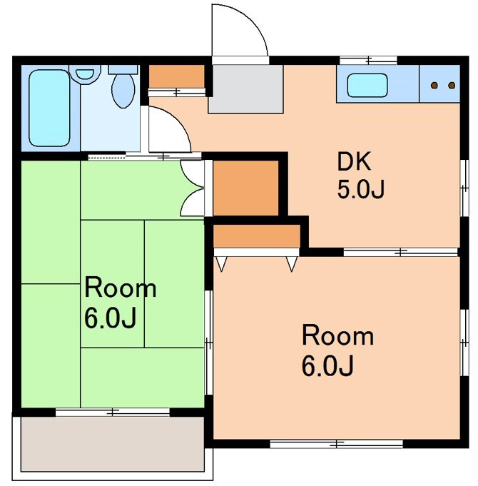 杉並区成田東１丁目のアパートの間取り