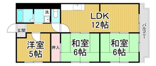 ドムール宝塚の間取り