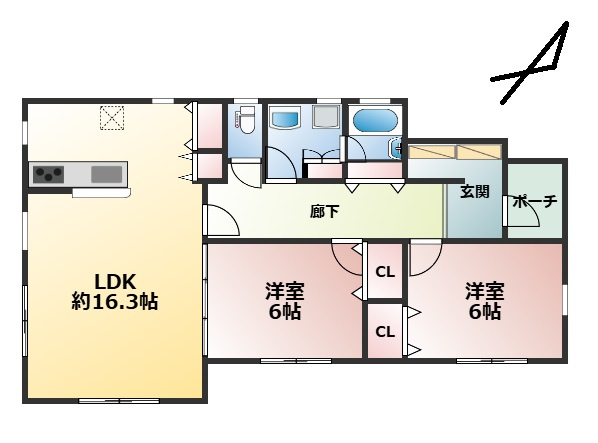 【間取り】 | 東金市菱沼　中古戸建