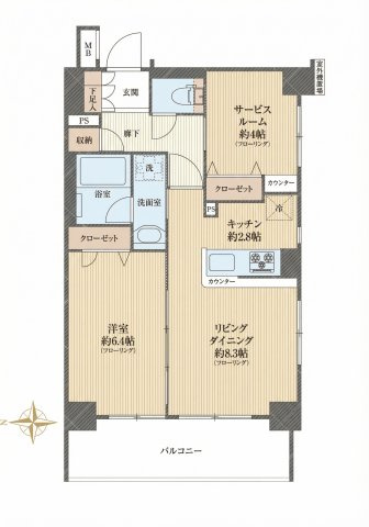 【間取り】 | 日神デュオステージ三ツ沢公園