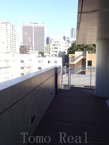 Walk赤坂のバルコニー
