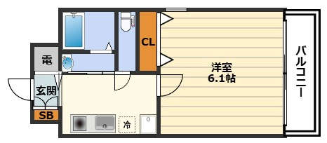 ISM中之島レジデンス（旧HF中之島レジデンス）の間取り