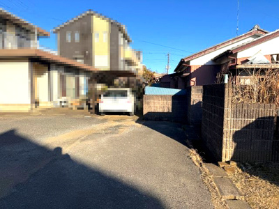 【前面道路含む現地写真】 | 市原市福増　平屋