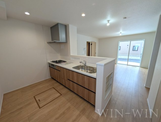 松井町戸建貸家のキッチン