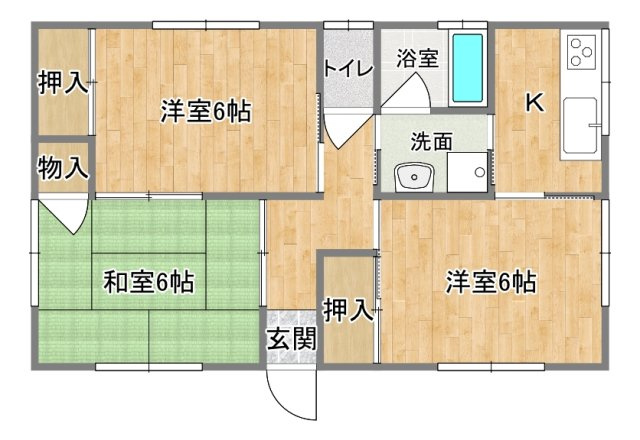 永井福太郎戸建Ⅱの間取り