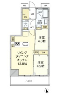 ザ・パークハウス新宿タワーの間取り