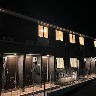 ボヌール幸田の外観|外観写真（夜）
