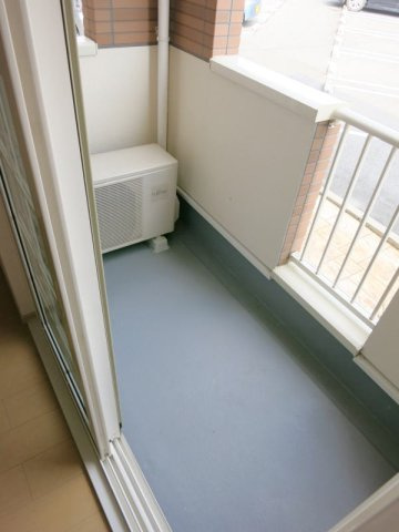 ハピネス　Ａのバルコニー