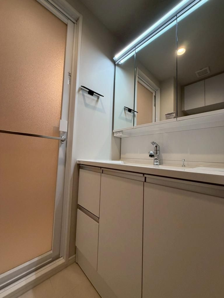 東村山市栄町２丁目の中古マンションの独立洗面台