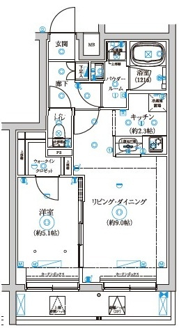 セジョリ中野富士見町の間取り