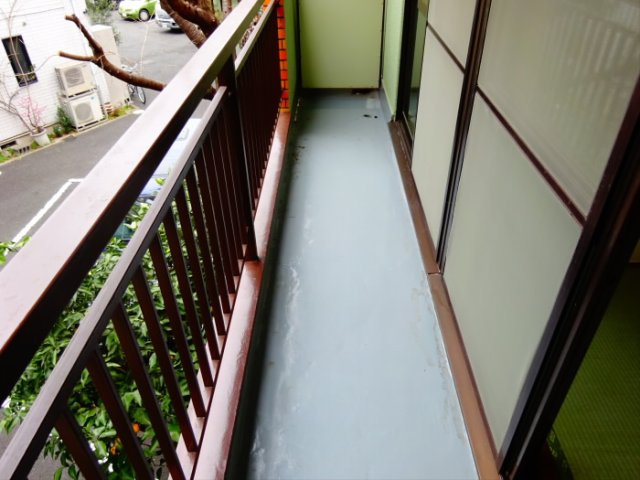 荻野マンションのバルコニー