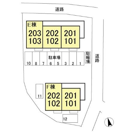 エクセルＥＦの区画図