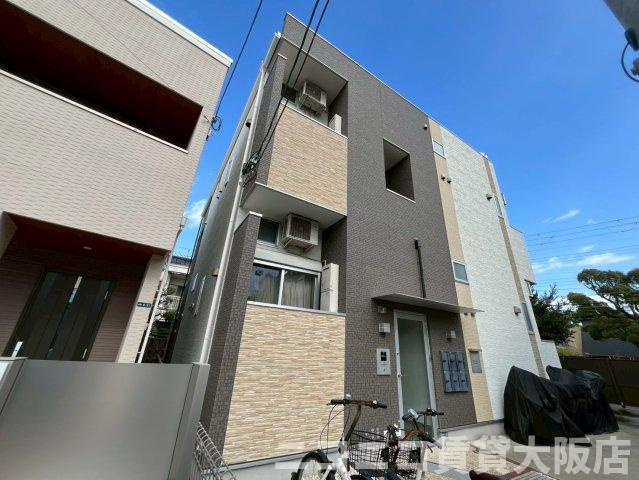 守口市大枝南町のアパートの外観