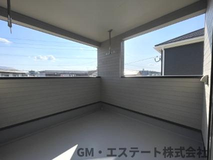 宮崎市清武町あさひ1丁目　新築住宅（第1-1号棟）のバルコニー