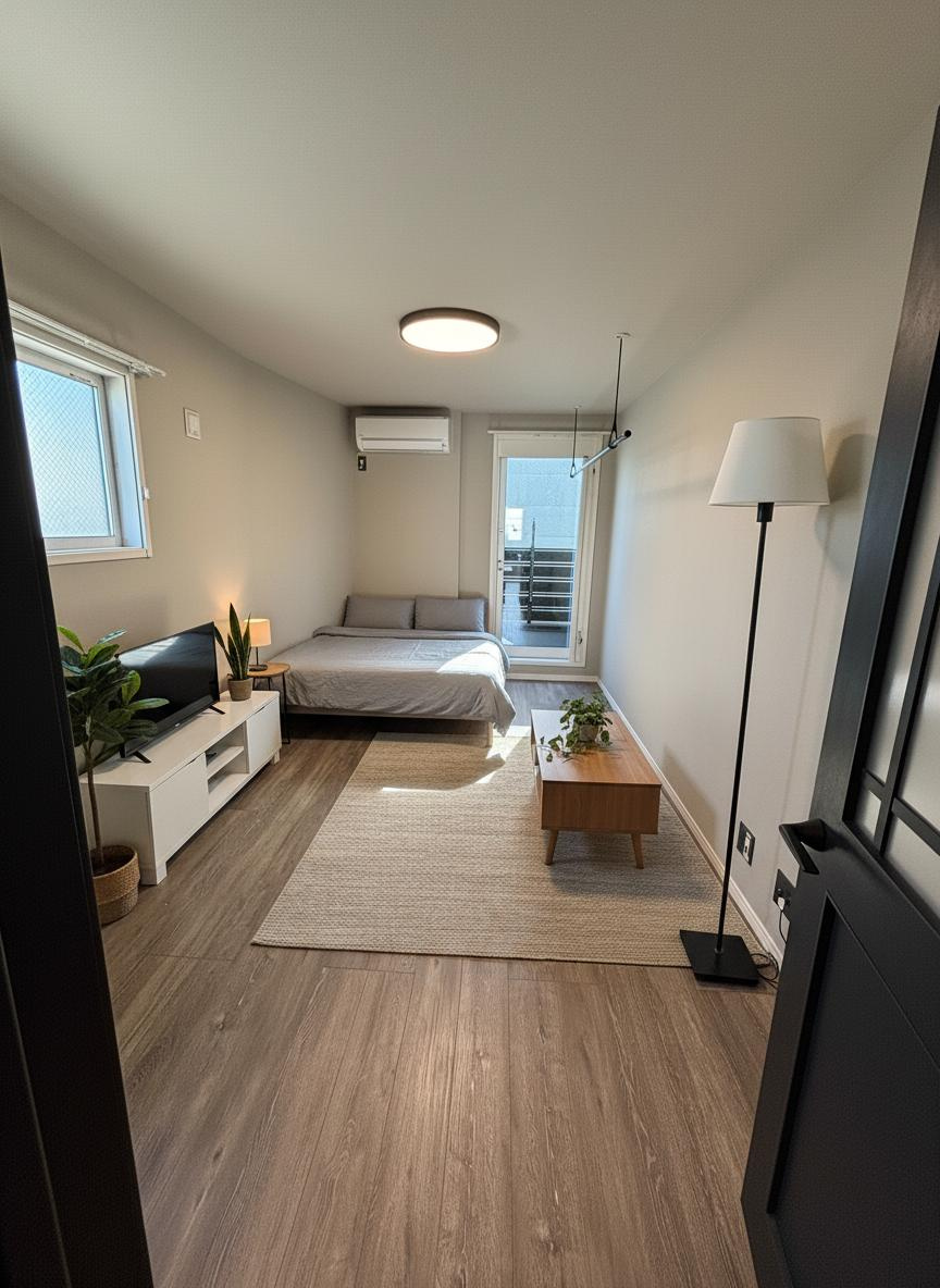 グロウランス長町Ⅱの居間・リビング