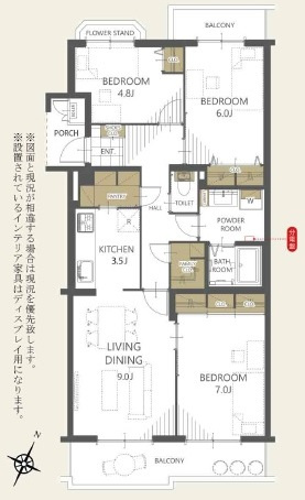【間取り】 | コンフォール学園緑が丘第2　28号棟