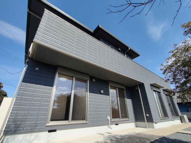 筑西市井上　築浅二世帯住宅の外観|陽当り良好です♪
2026年2月撮影