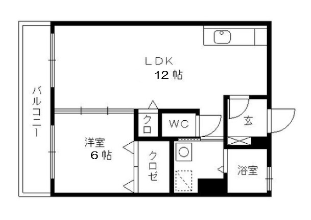組坂ビルNo9【キャッシュバック対象物件】の間取り