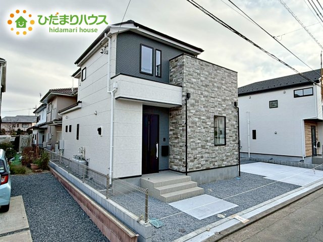 【外観】 | 水戸市元吉田町5期　新築戸建　1号棟 | 是非一度、ご家族そろってご内覧ください♪