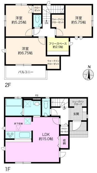 【間取り】 | 新築住宅　高知市介良乙１０期③
