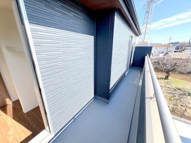 武蔵村山市残堀1丁目　全4棟　新築戸建のバルコニー