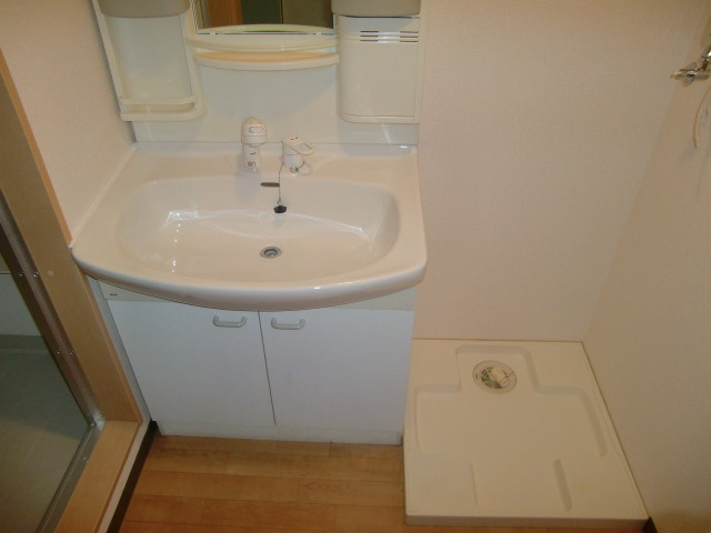 マグノリアパレスの洗面所|独立洗面台　室内洗濯パン