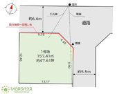 つくばみらい市西ノ台2期　売地の画像