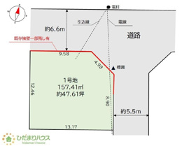 つくばみらい市西ノ台2期　売地の画像