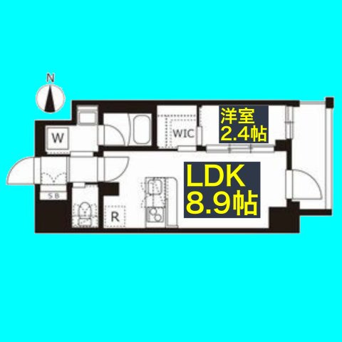 ハーモニーレジデンス名古屋イーストの間取り