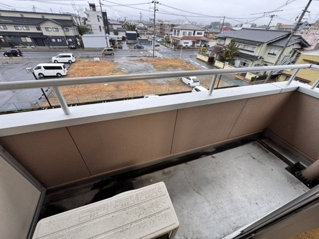 北浜ハイツのバルコニー