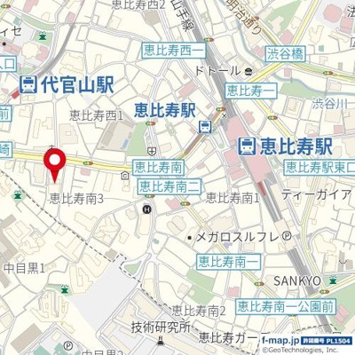 【地図】 | パークナード恵比寿