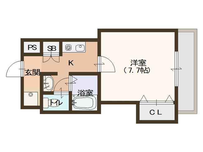 【間取り】 | Ｍ’プラザ住吉公園壱番館
