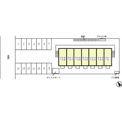 【区画図】 | ソレイユＫ