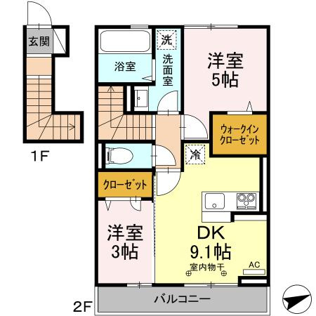 【間取り】 | ピアチェーレ